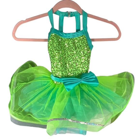 Dance Costume Bundle Weissman Child 3 & Under Size XS Green Ballet Dance Jazz - Picture 4 of 16